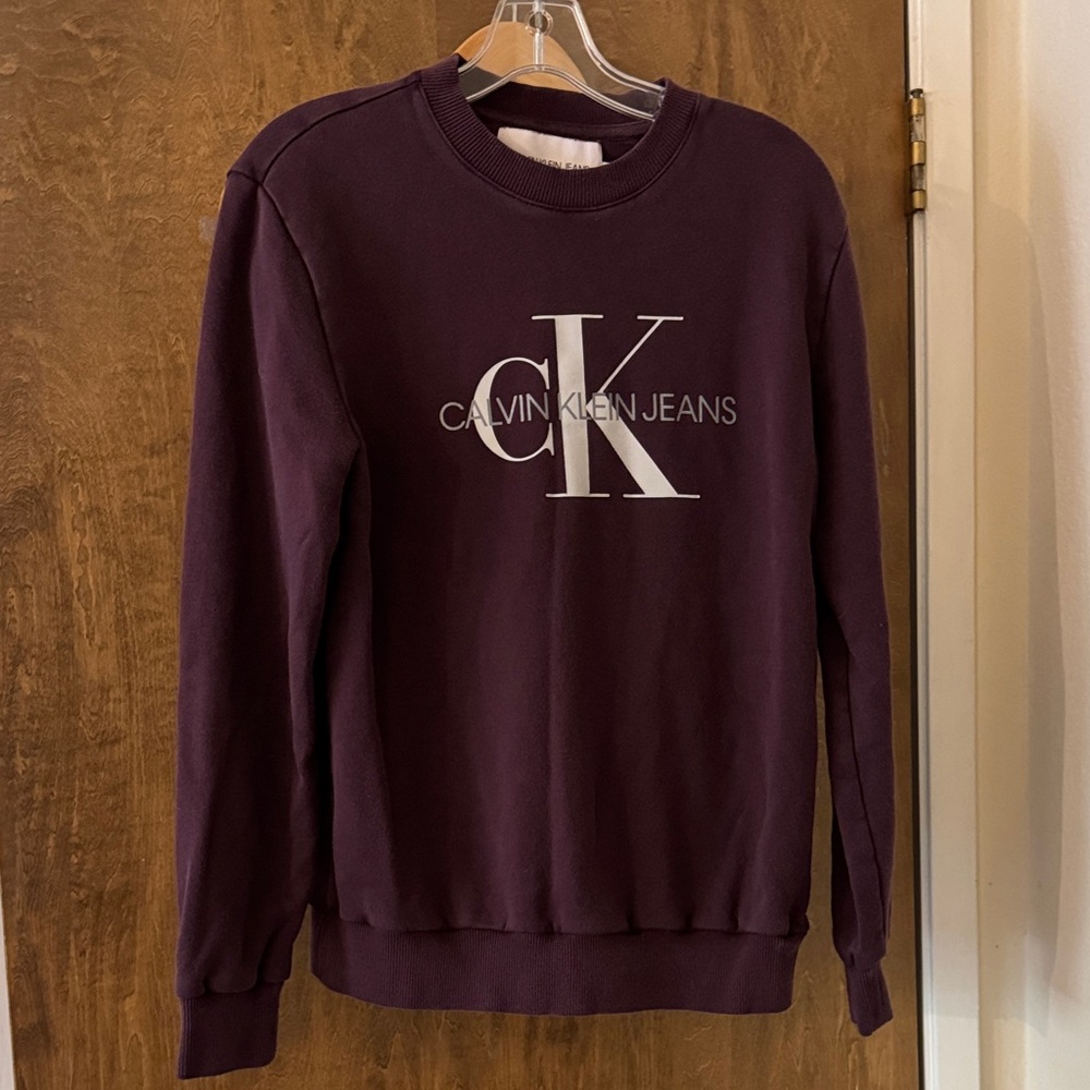 Calvin Klein Jeans Deep Purple Crewneck